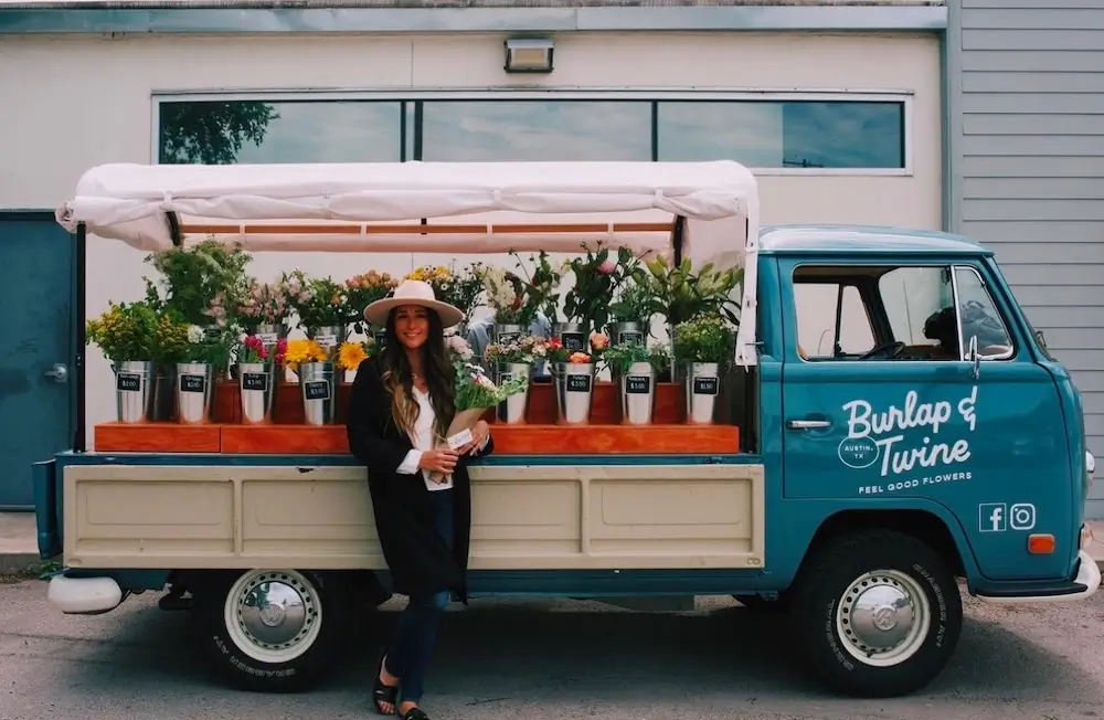 Burlap & Twine Owner, Jackie Swanson in Austin, Texas